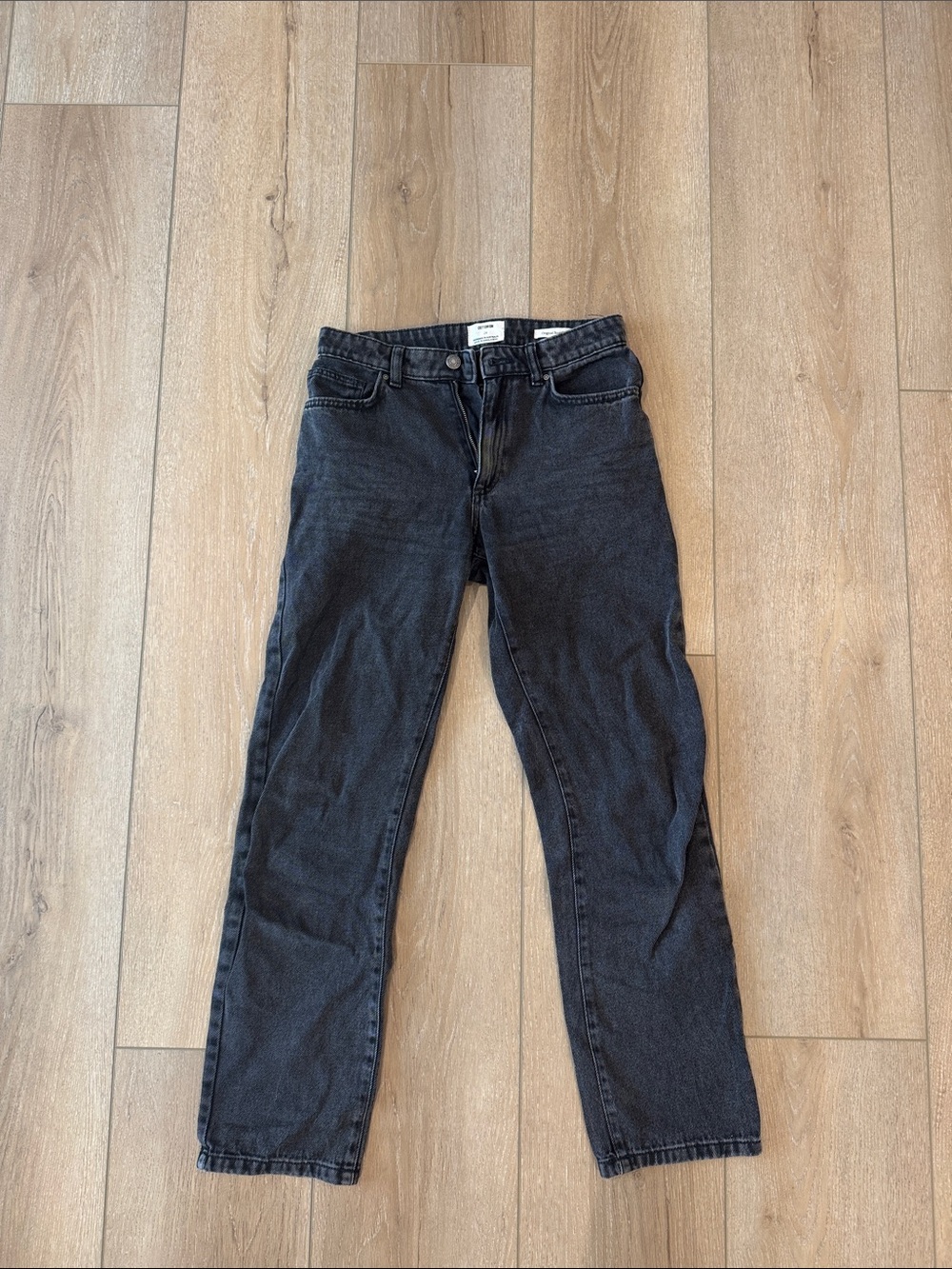 Cotton On Black Straight-Leg Jeans